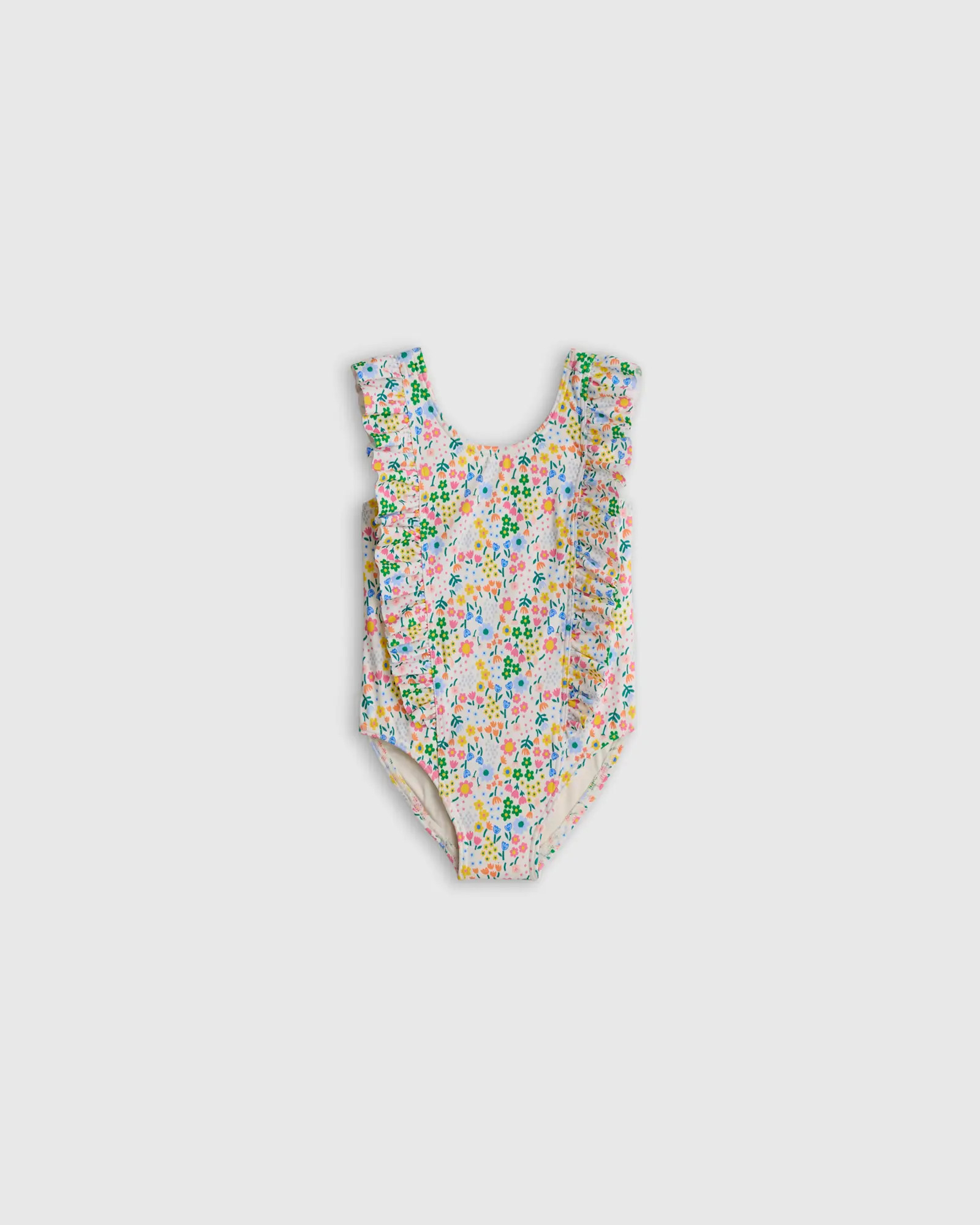 Ruffle One Piece Swimsuit - Baby in Ditsy Floral | Quince