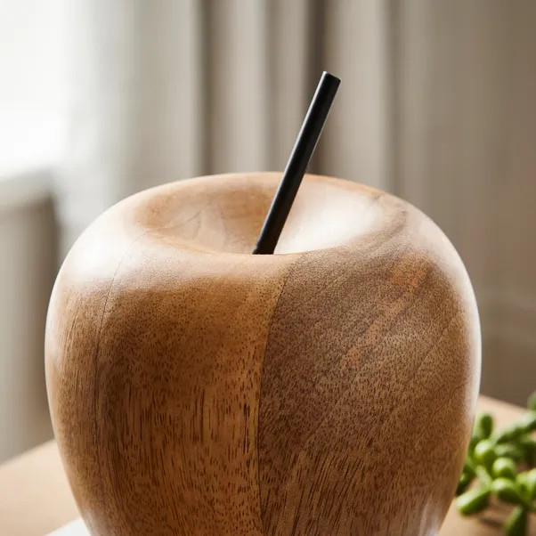 Wooden Apple Ornament | Dunelm (migrated)