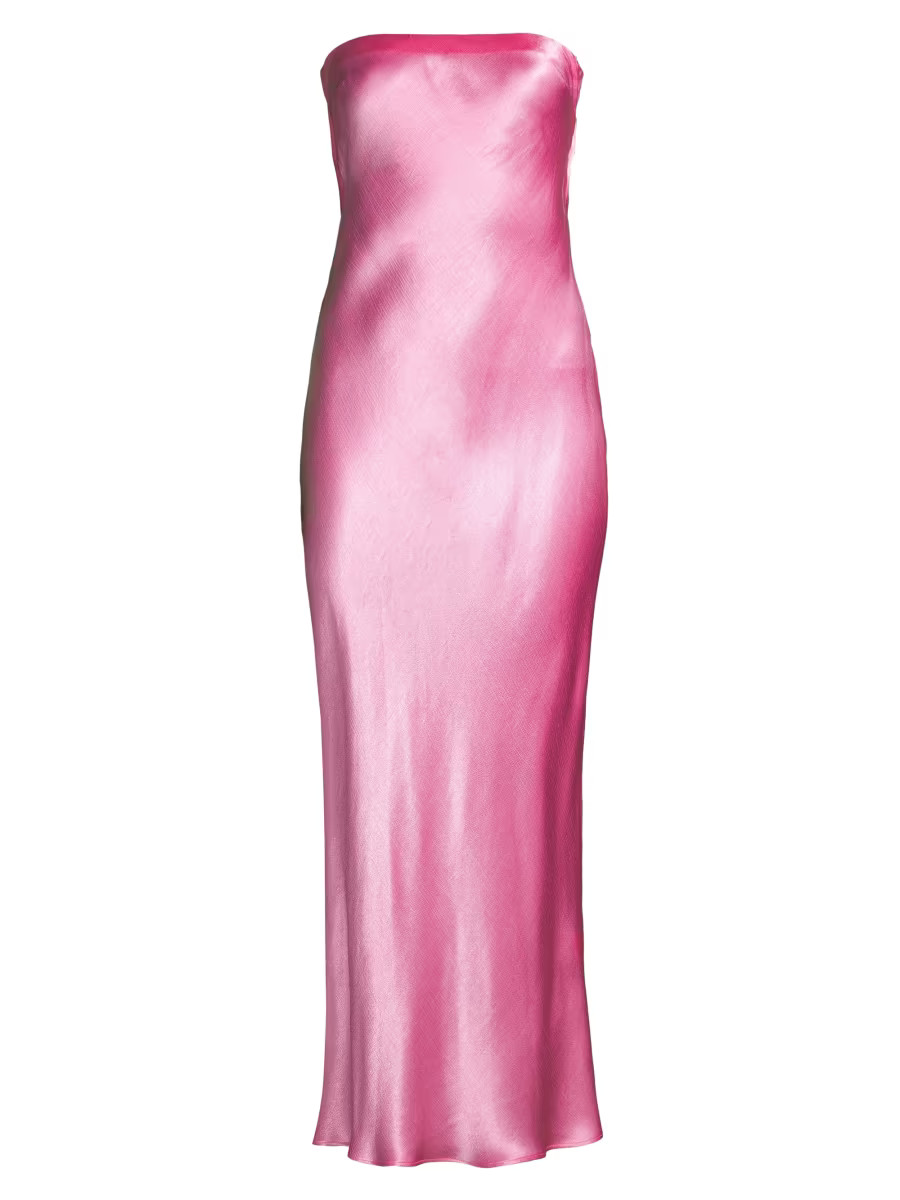 Moondance Satin Strapless Dress | Saks Fifth Avenue