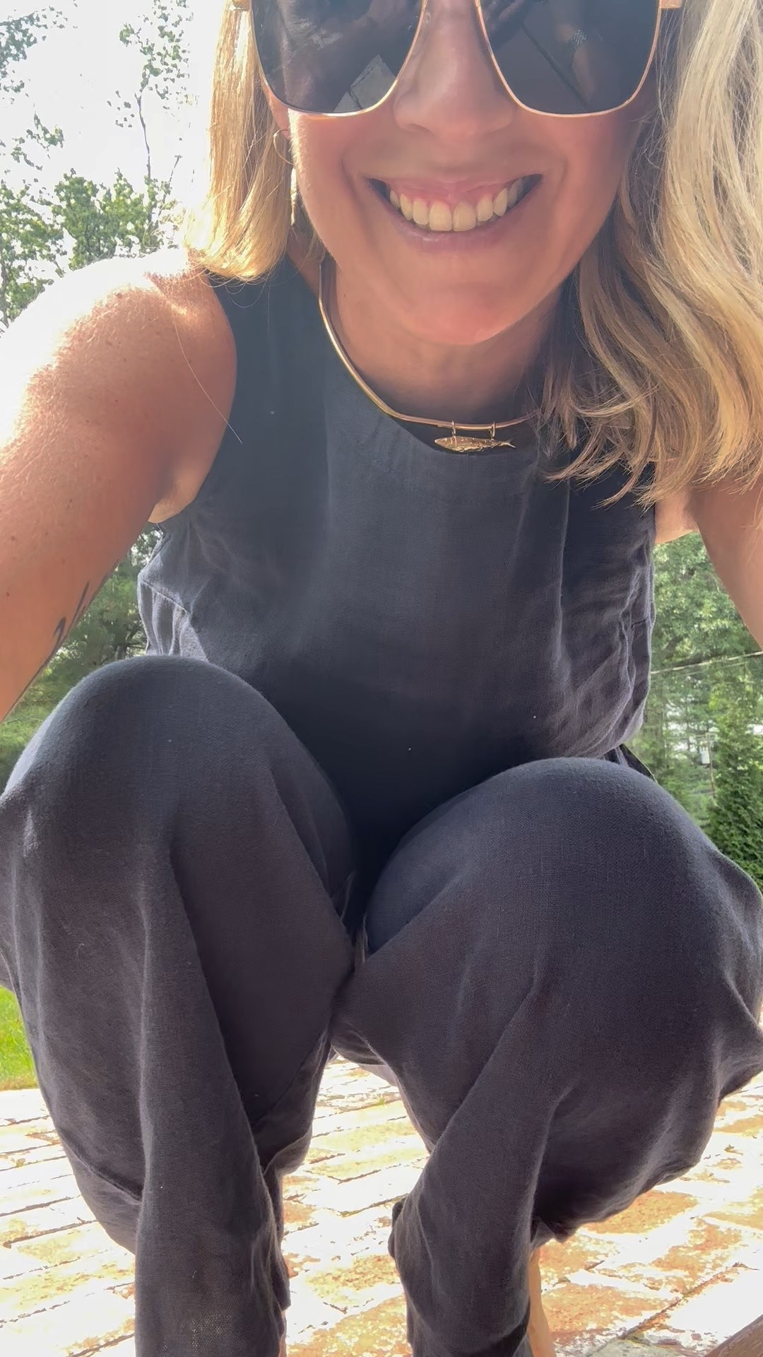 This will be my easy go to for comfort and cuteness all summer!!! Love how you can dress it up or down and this organic material is INSANE!!!! Sometimes it’s worth it to spend a little extra…IMO
in a size US 6 which is a UK 10  The website defaults to UK so make sure to check the size chart for conversions!! ✨✨✨

You’ll find my jewelry on my website, emmagraceblog.com with a discount code! It’s James Michelle  

#LTKStyleTip #LTKFindsUnder100 #LTKOver40