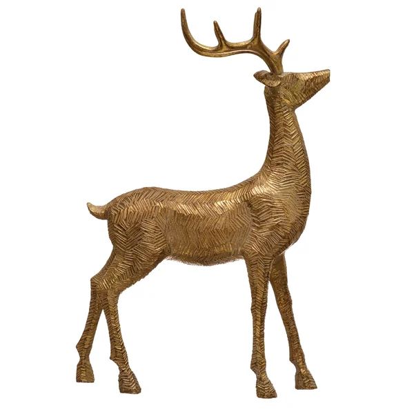Standing Deer Resin Figurine | Wayfair North America