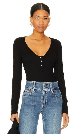 x Intimately FP Keep It Basic Top in Black | Revolve Clothing (Global)