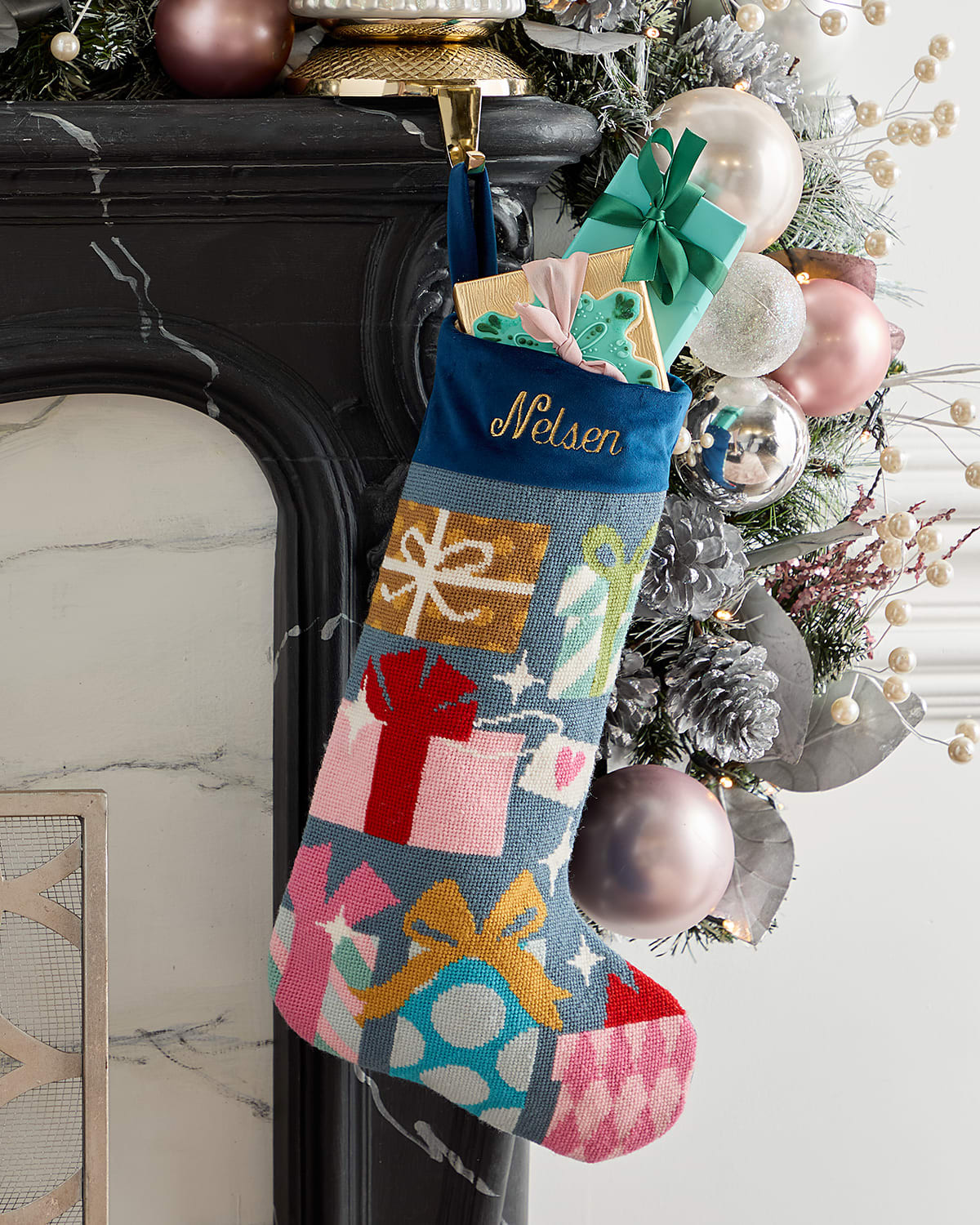 From, Our Family" Christmas Stocking, Personalized | Neiman Marcus