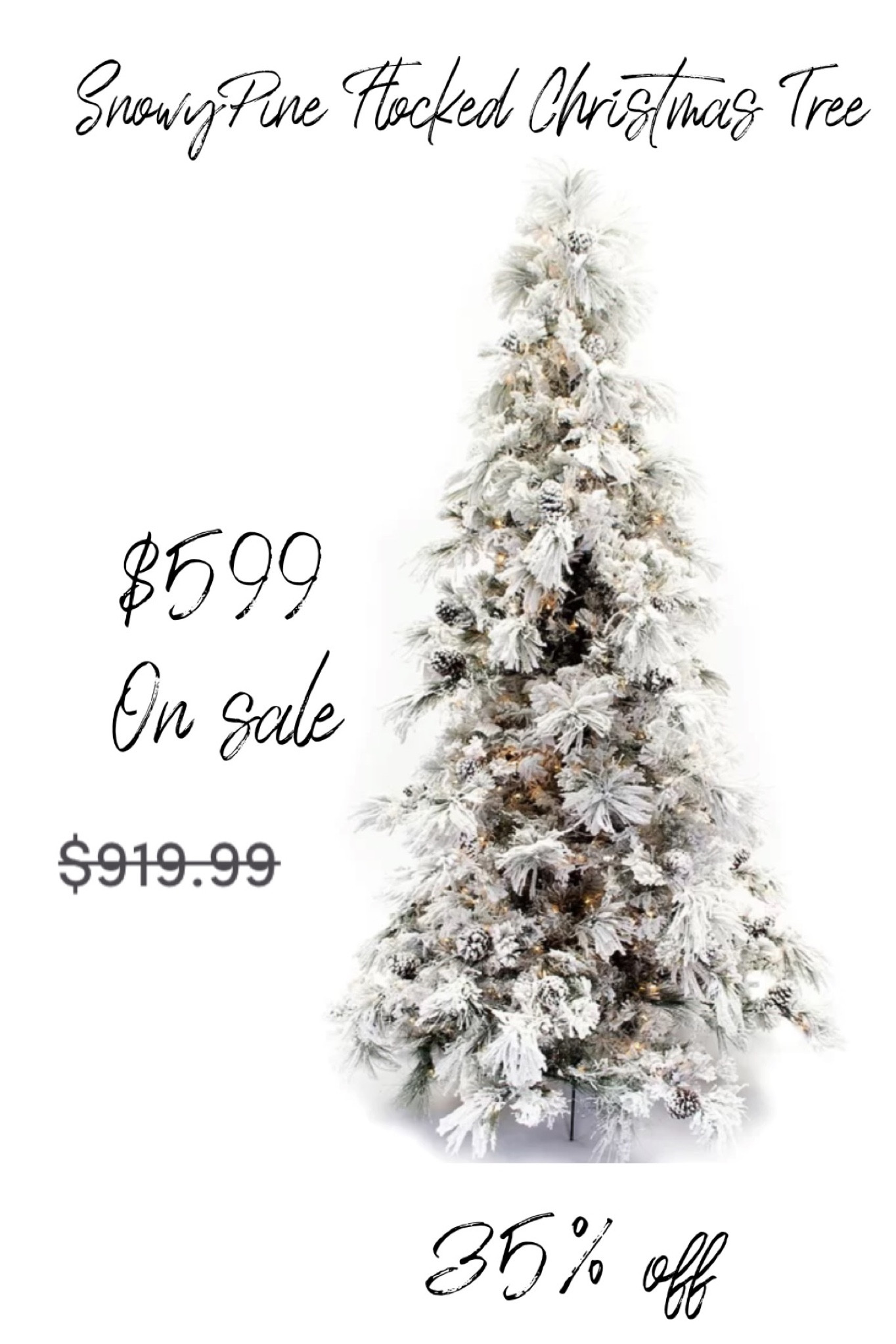 Sony pine flocked artificial Christmas tree.

Wayfair
Flocked tree
Christmas decor
Christmas
Holiday decor
Flocked tree
Flocked Christmas tree
Sale 

#LTKCyberweek #LTKsalealert #LTKHoliday