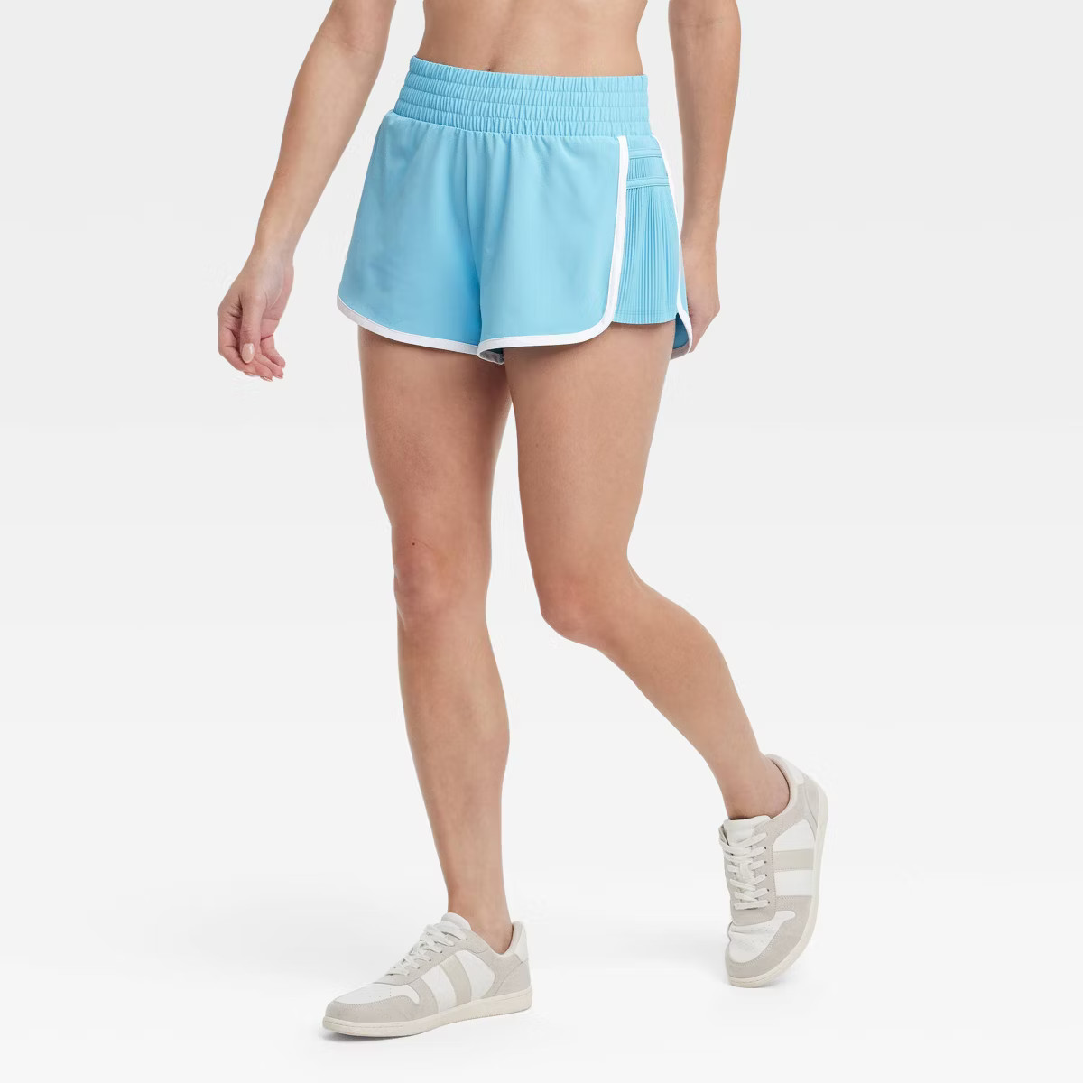 Women's Woven Mid-Rise Piped Dolphin Shorts 2.5" - All In Motion™ | Target