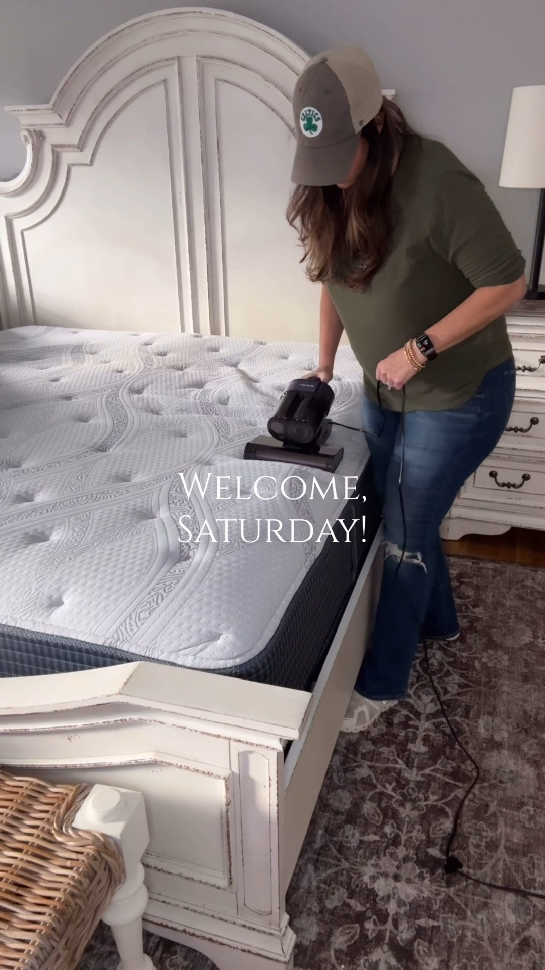 This vacuum removes allergens, bacteria, dust mites, dead skin cells and other particles that are trapped in our mattress and upholstered furniture. It uses high temp, powerful suction & ultrasonic waves to remove 99.9% of all the above! You might *think* your house is clean, but you won’t believe much gunk it removes. I add this to my cleaning routine every month!