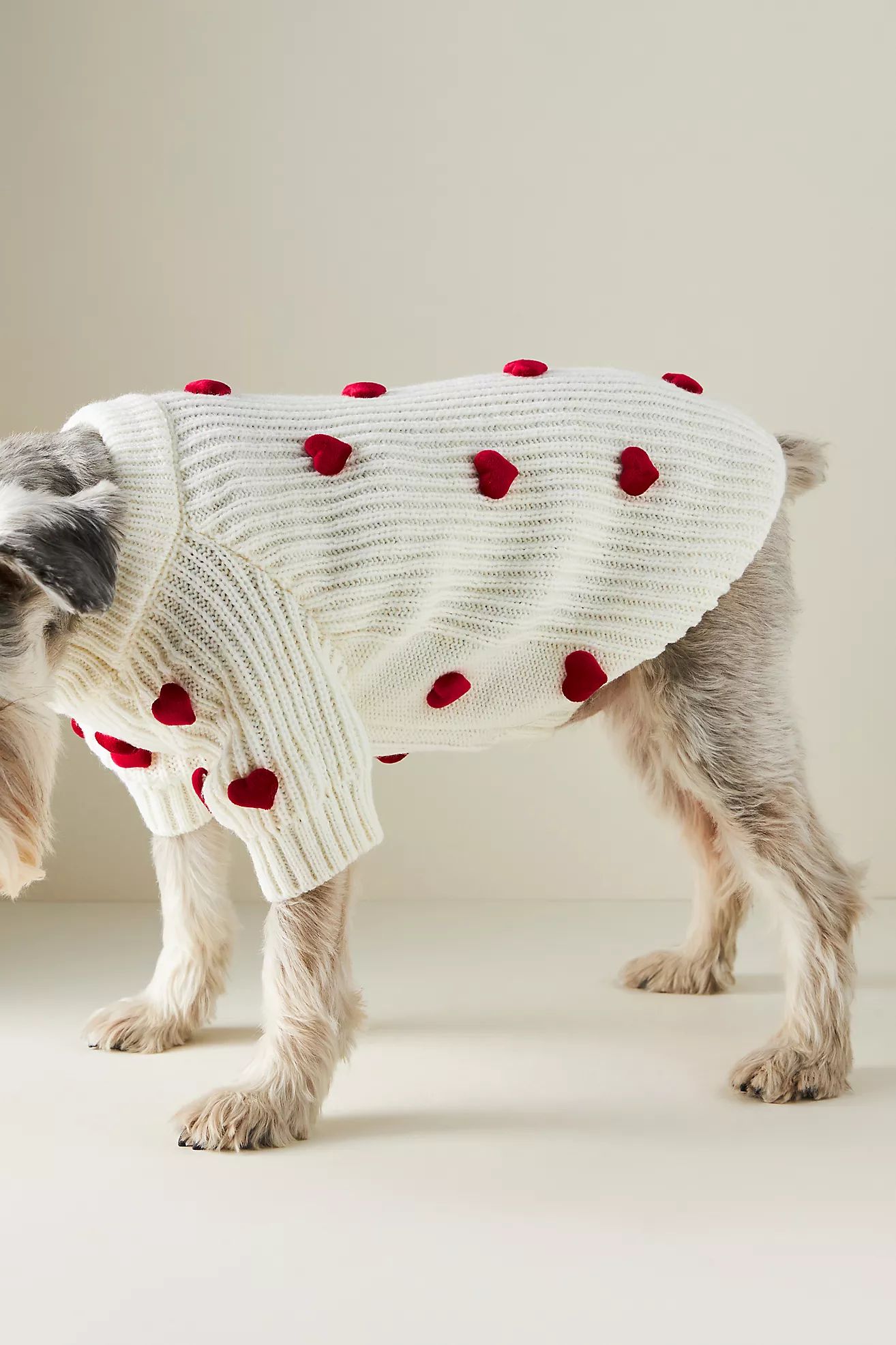 Found My Animal x Anthropologie 3D Heart Dog Sweater | Anthropologie (US)