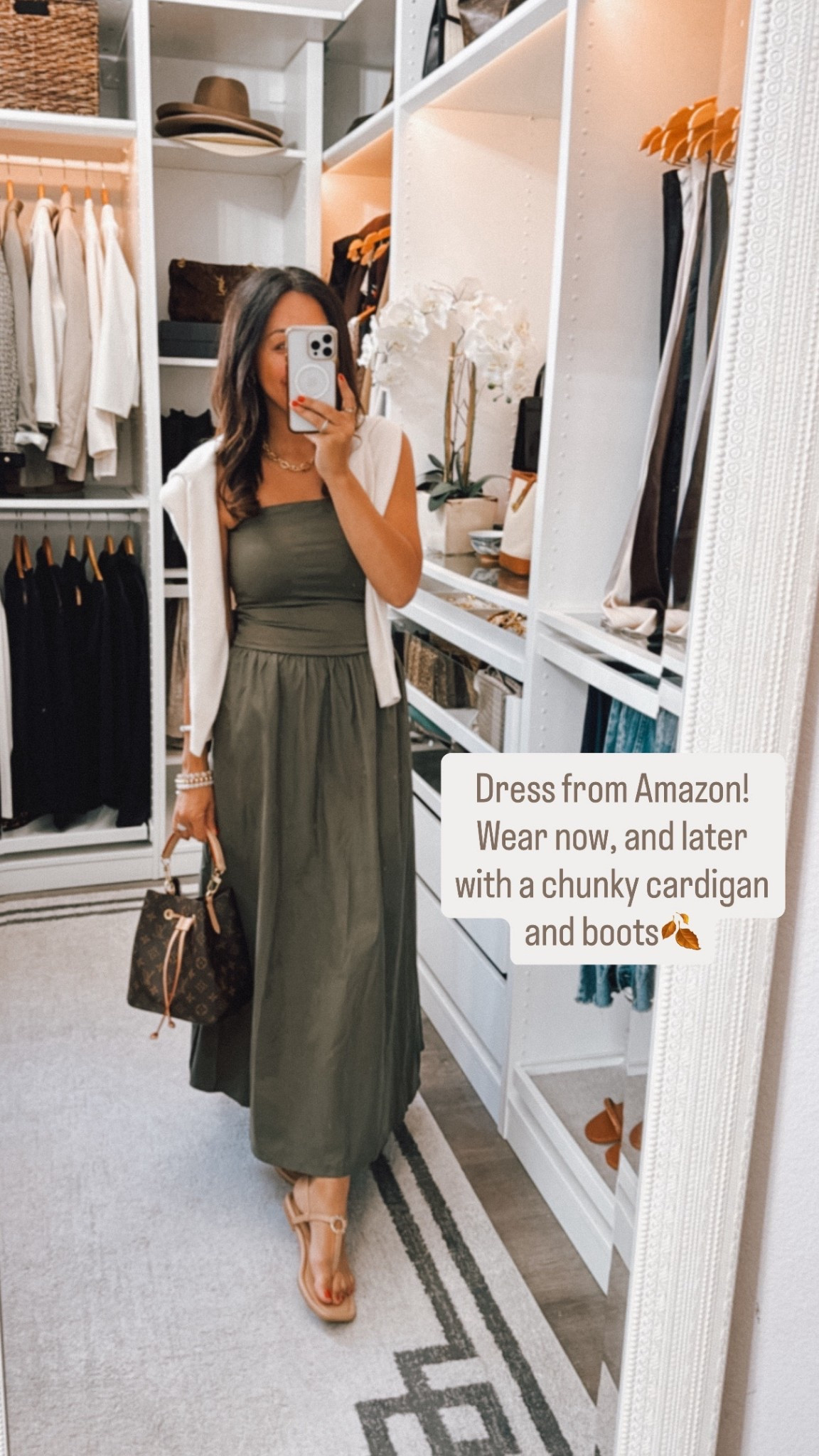 Dress is an Amazon find! Wear now and then later with boots and sweaters 

#LTKOver40 #LTKStyleTip