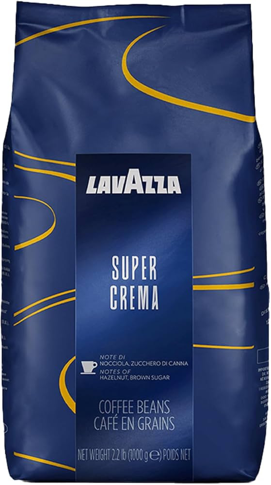Lavazza Super Crema Whole Bean Coffee Blend, light-Medium Espresso Roast, 2.2 Pound (Pack of 1) ,... | Amazon (US)
