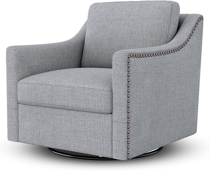 Olela Swivel Accent Chair for Living Room Bedroom, Oversized Armchair Modern Round Barrel Club Ar... | Amazon (US)