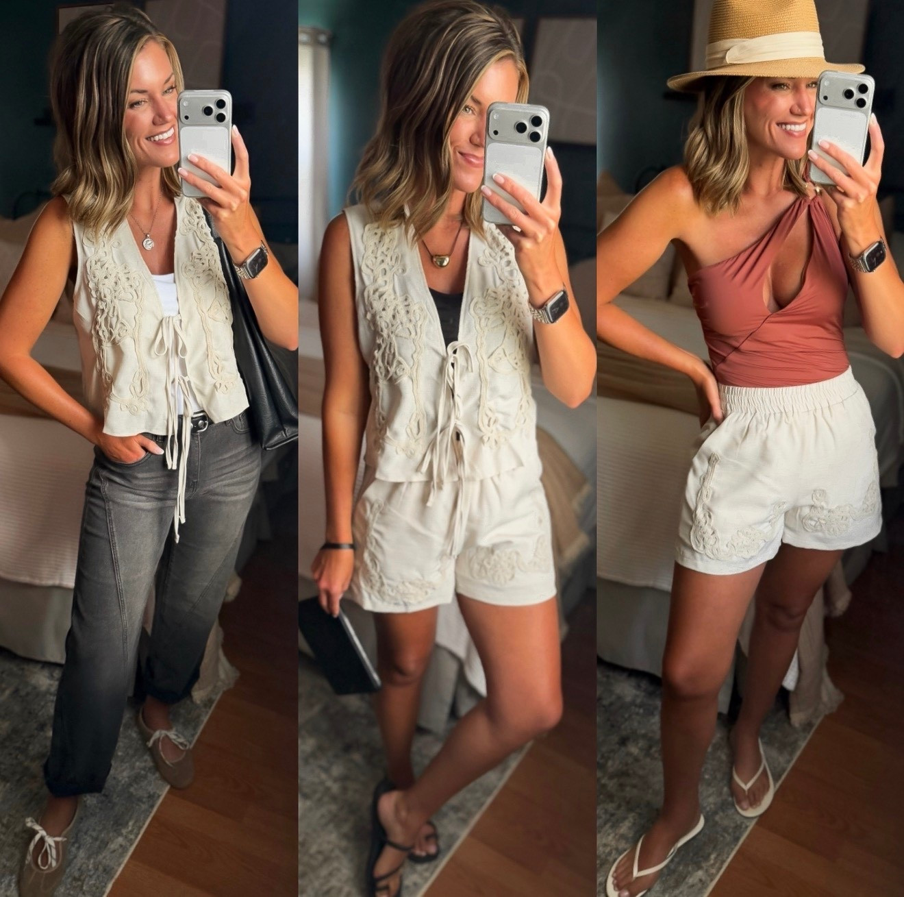 Styling this 2 piece set 3 ways 
Wearing medium in the set 

#LTKOver40 #LTKootd #LTKSeasonal