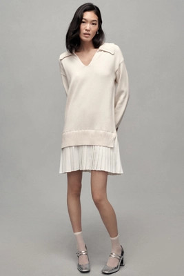 English Factory Twofer Sweater Dress | Anthropologie (US)