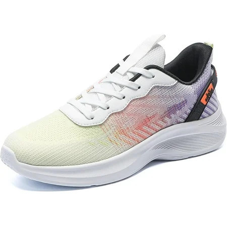 Men s Fashion Casual Sneaker Outdoor Comfortable Running Shoes Lightweight Shock-Absorbing Walking Shoes for Men | Walmart (US)