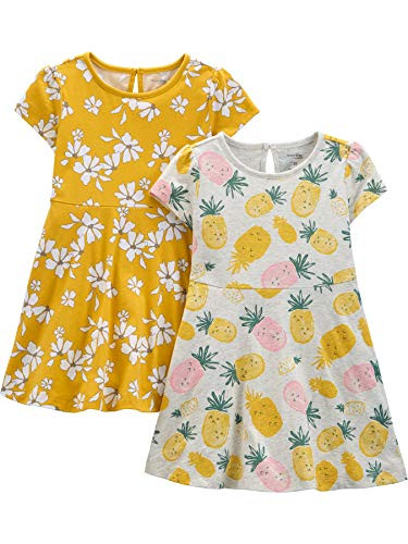 Simple Joys by Carter's baby-girls Short-sleeve and Sleeveless Dress Sets, Pack of 2 | Amazon (US)