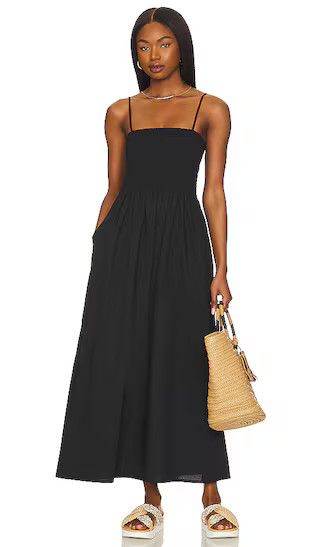 Tergu Maxi Dress in Black | Revolve Clothing (Global)