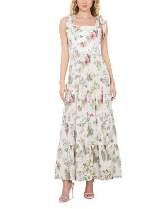 Alice and Olivia Monnie Shoulder Tie Maxi Dress  | Bloomingdale's Women | Bloomingdale's (US)