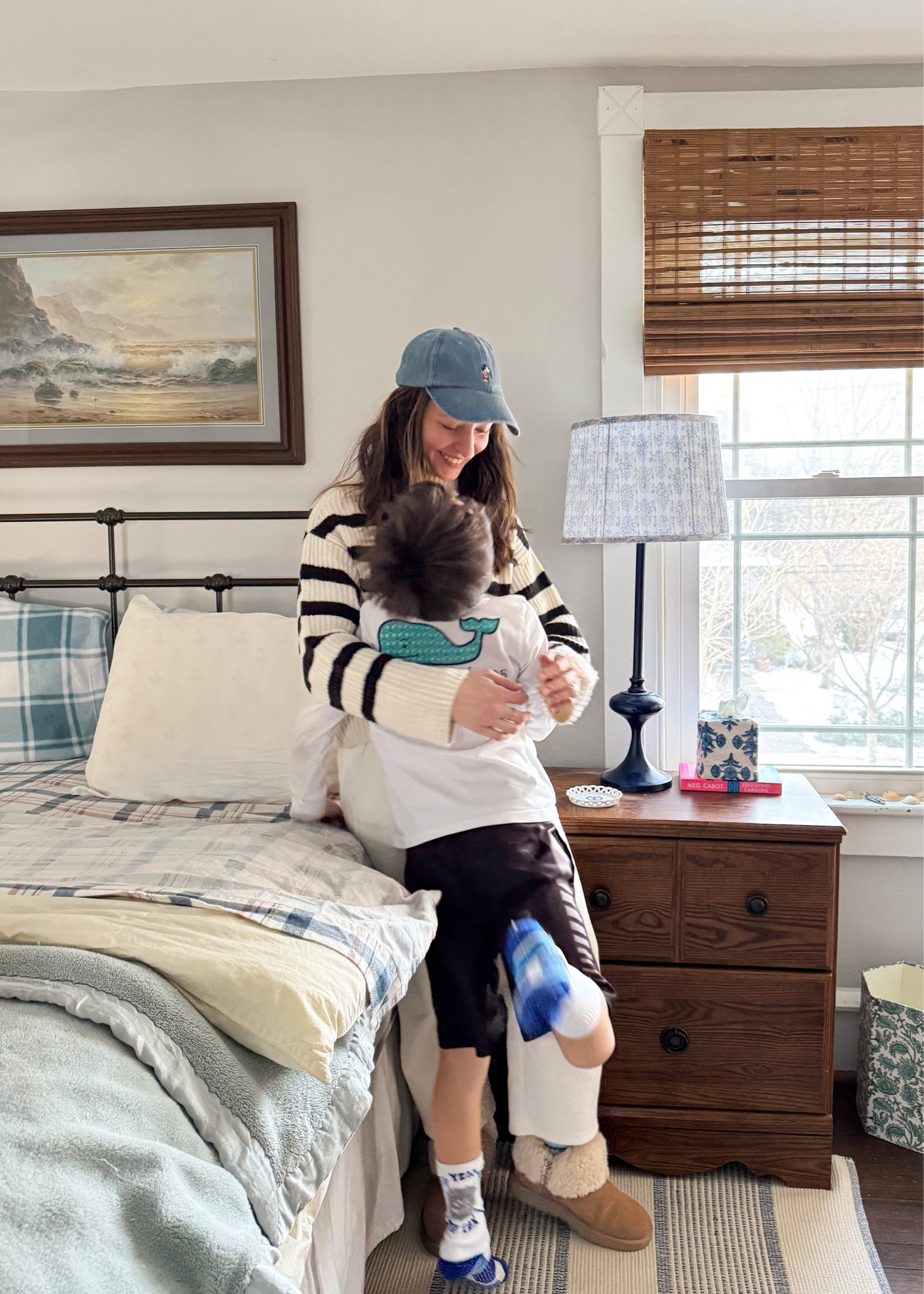 It’s been a hard weekend over here so we’re counting our blessings and looking at the silver linings 🩷 Woke up feeling tired & grateful today… especially for these hugs! 

Alternate caption: Will I or won’t I wear jeans in February 😂🤦🏻‍♀️🤷🏻‍♀️ #ilikewhatilike 

#LTKHome #LTKSeasonal #LTKFamily