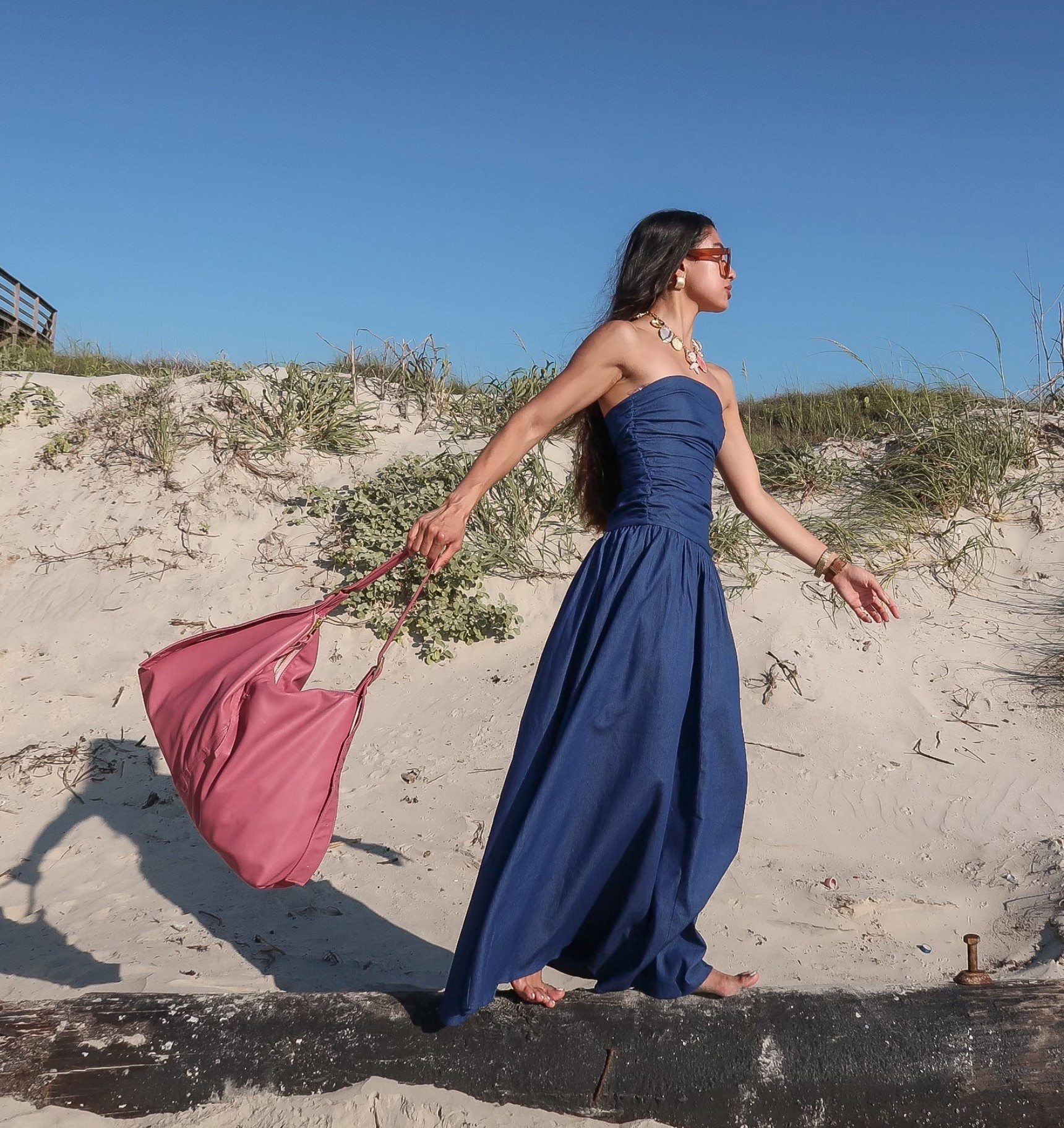 Denim days and Summer rays 
💙☀️
-Dress: Peppermayo
- Wearing: Size US 0


#LTKPetite #LTKSummerEdit #LTKSeasonal