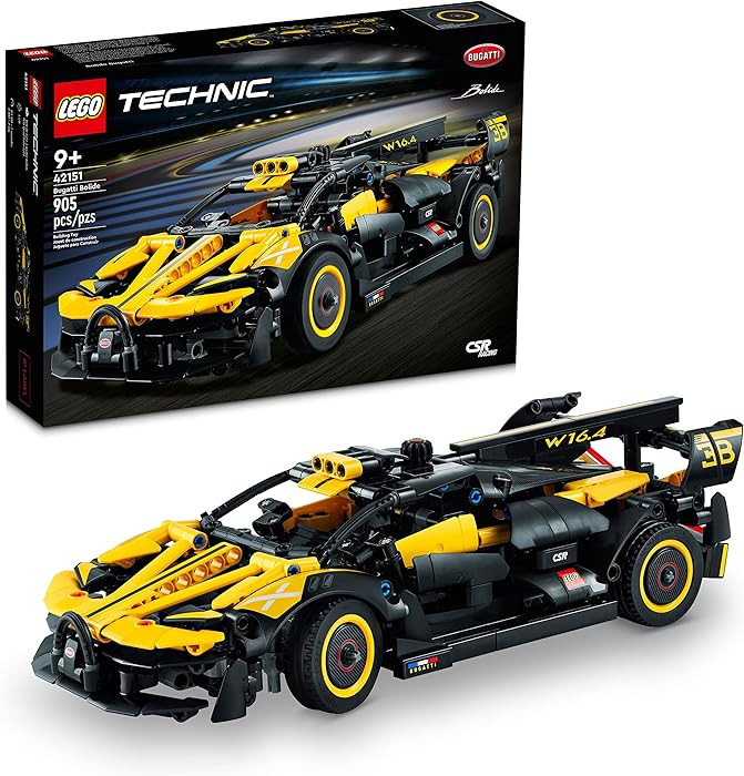 LEGO Technic Bugatti Bolide Racing Car Building Set - Model and Race Engineering Toy for Back to ... | Amazon (US)