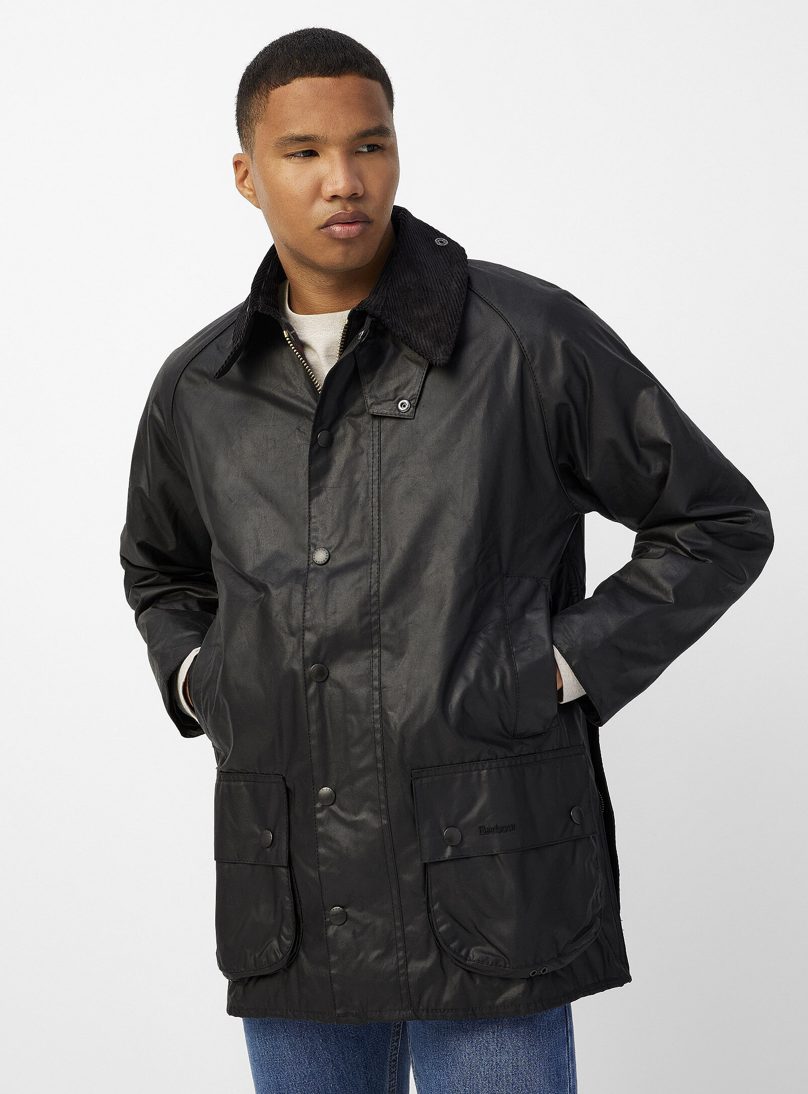 Barbour - Beaufort waxed cotton jacket (Men, Black, 36) | Simons