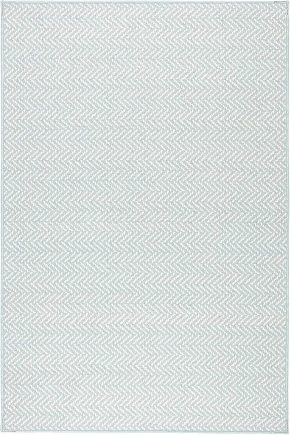 Dash and Albert Herringbone Machine Washable Area Rug - 3' x 5' Swedish Blue - Geometric Accent R... | Amazon (US)