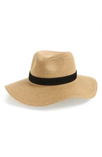 Women's Madewell Mesa Packable Straw Hat, Size Small/Medium - Beige | Nordstrom