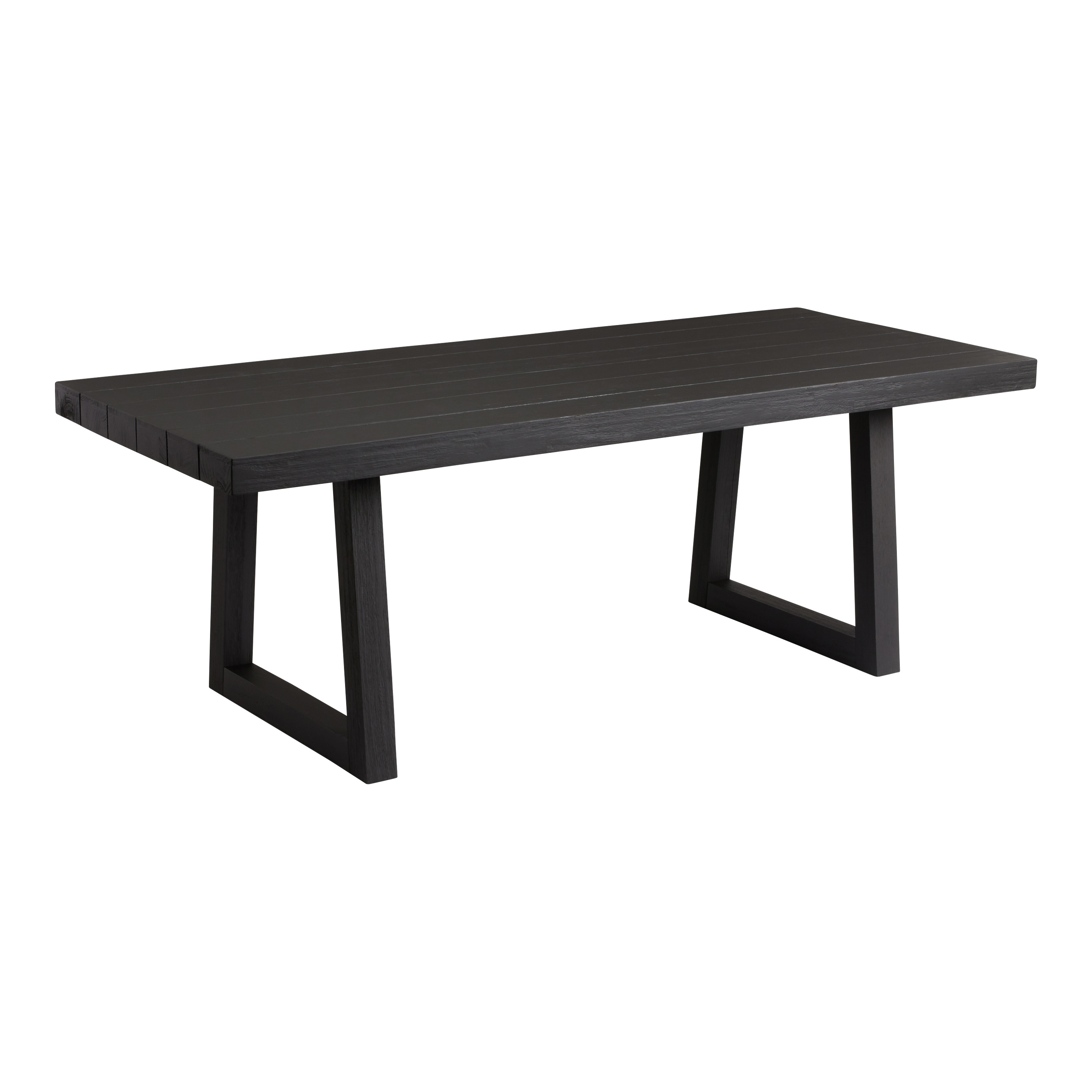Rayne Charcoal Eucalyptus Wood Outdoor Dining Table | World Market