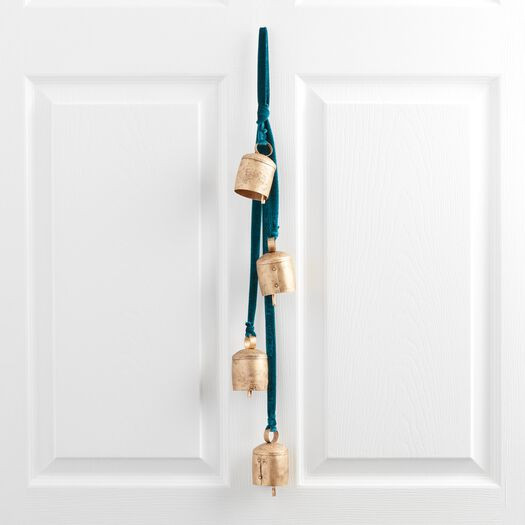 Antique Gold Metal Bells Hanging Decor by World Market | World Market