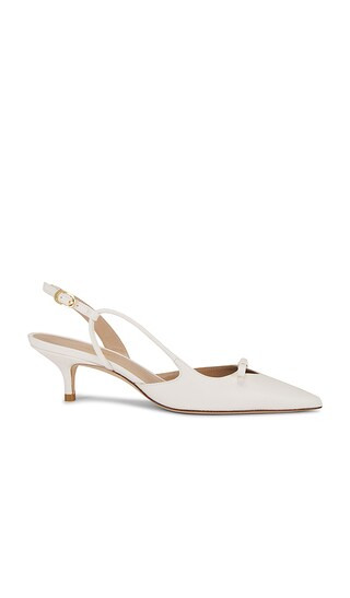 Stuart Weitzman Tully 50 Slingback in Cream. | Revolve Clothing (Global)