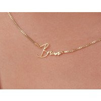 Personalized Name Necklace, 14K Gold Jewelry, Gift, Christmas Gift For Her | Etsy (US)