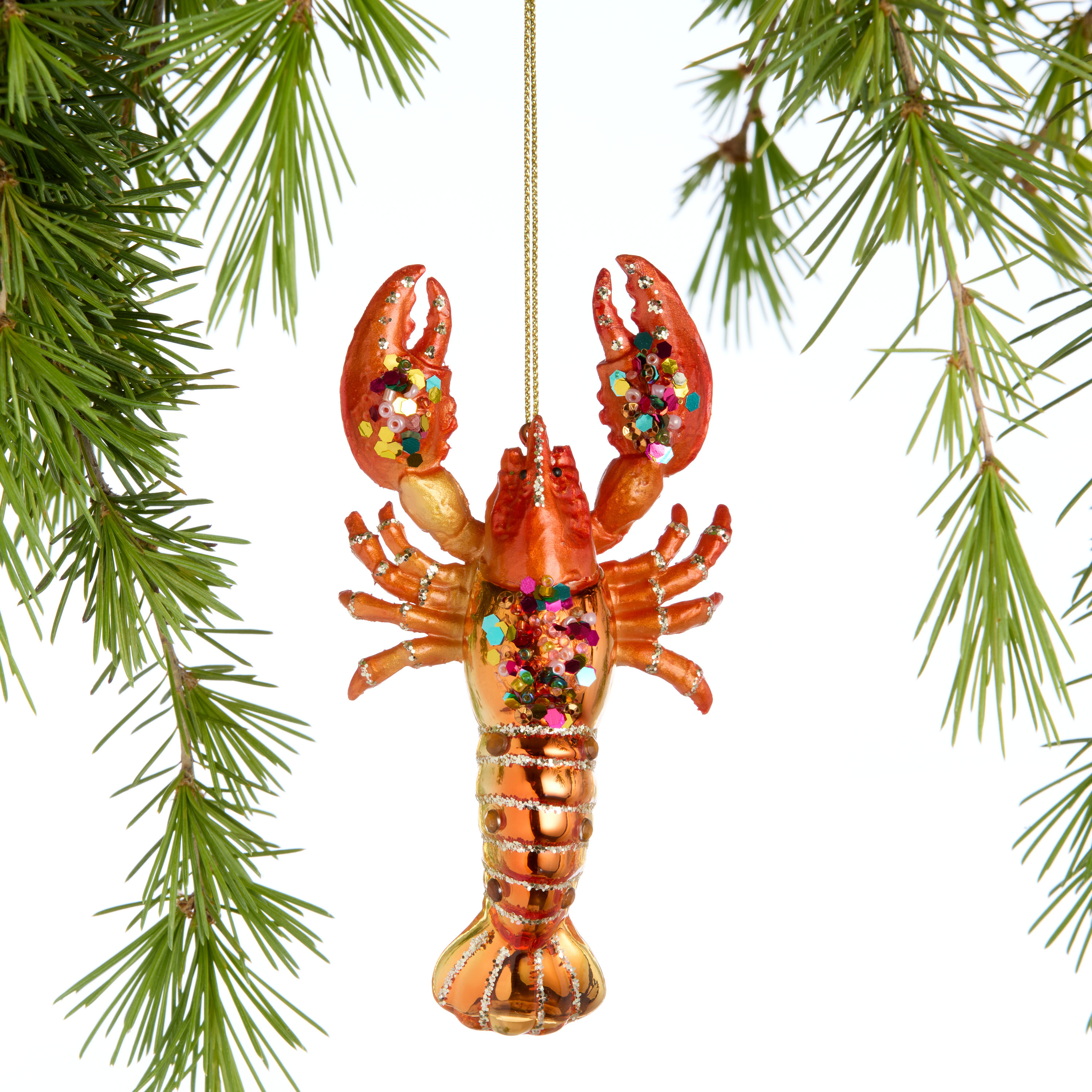 Glass Embellished Lobster Ornament | World Market