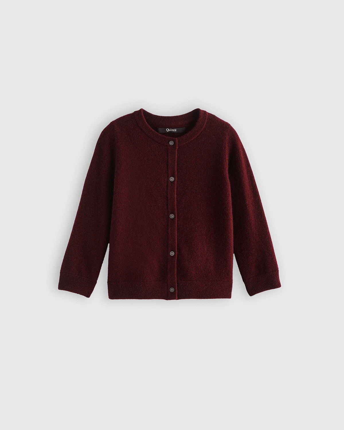 Washable Cashmere Cardigan in Rich Burgundy | Quince