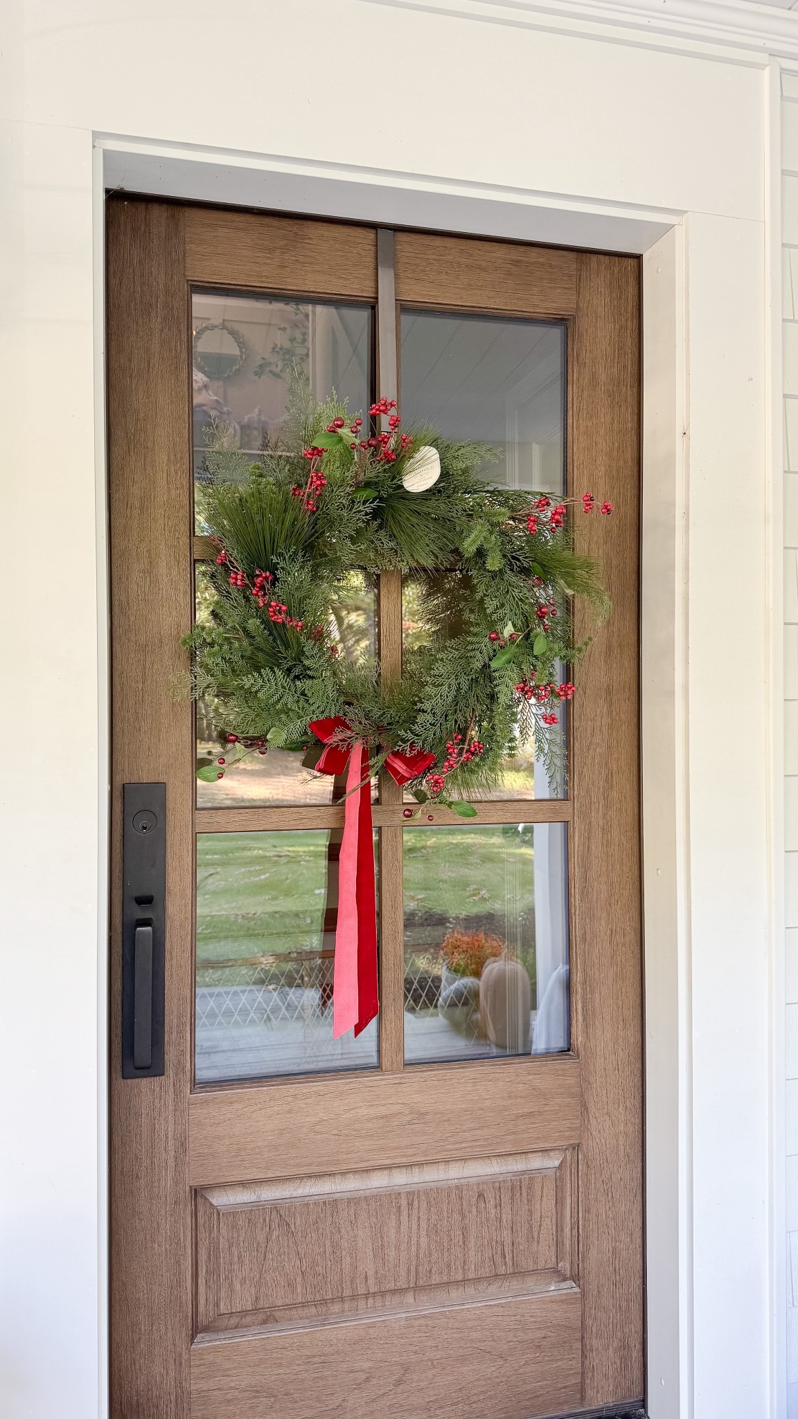 Christmas front porch holiday inspiration home decor neutral holiday decor traditional sherricalnanhome

#LTKFindsUnder50 #LTKHome