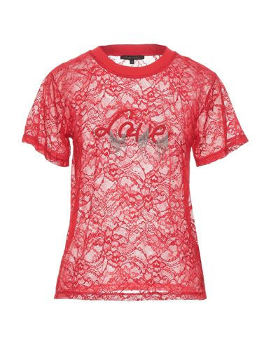 Patrizia Pepe Sera Woman Top Red Size 1 Polyamide, Elastane, Cotton, Glass, Metal | YOOX (US)