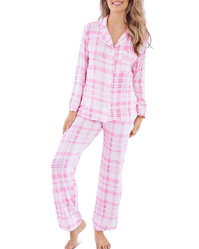 Stripe and Stare LoveShackFancy x Stripe and Stare Pink Primrose Pajama Set Women - Bloomingdale'... | Bloomingdale's (US)