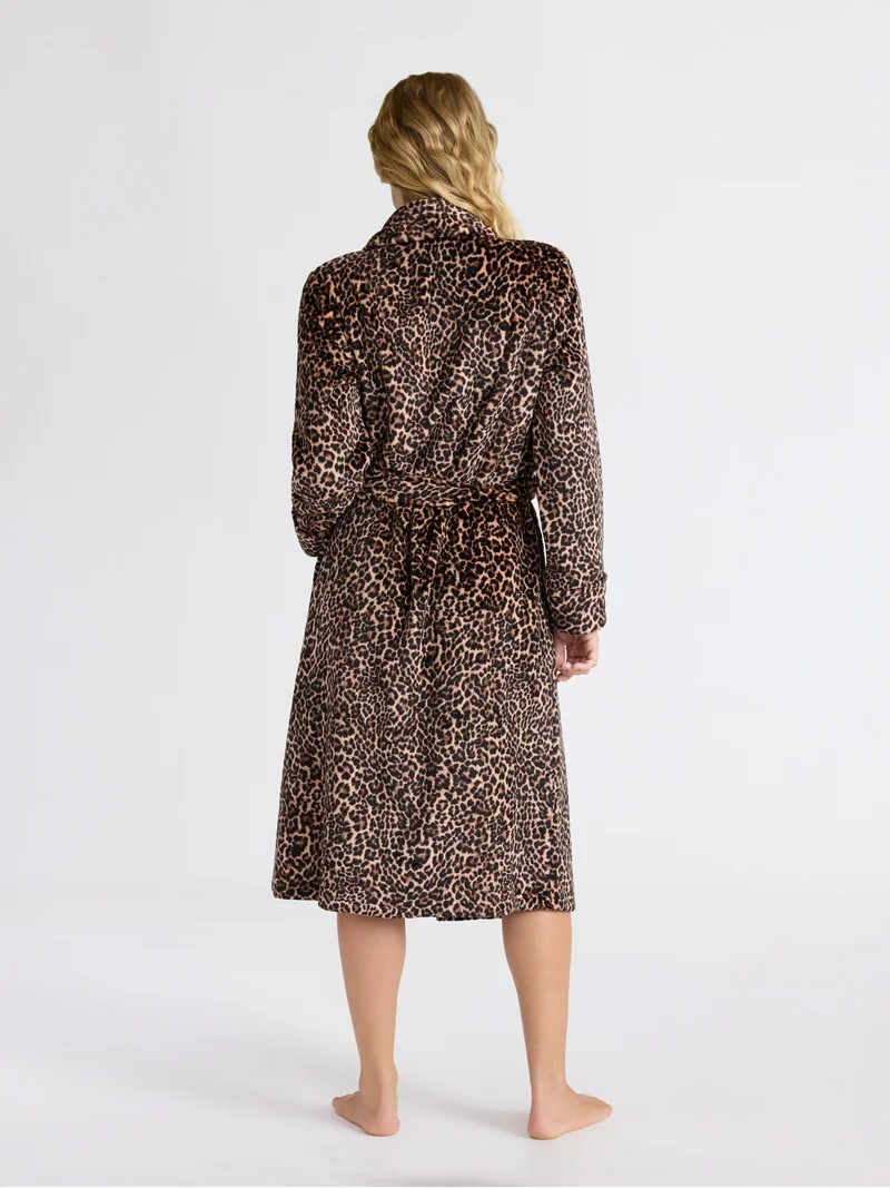 Joyspun Women's Plush Robe, Sizes S-3X | Walmart (US)
