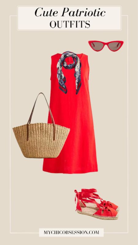 For a chic take on a casual holiday, embrace the airy lightness of a bold red linen dress – the perfect centerpiece for a Memorial Day look that offers elegance with every breeze. Espadrille flats, a woven bag, and a neck scarf complete the look. 

#LTKSeasonal #LTKStyleTip