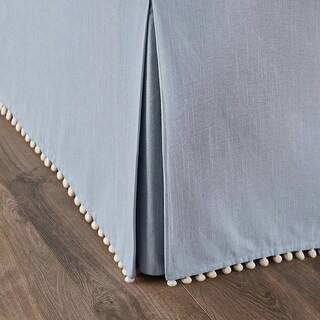Audree Pom Pom Bedskirt | Ballard Designs, Inc.