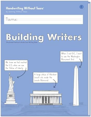 Building Writers E, Student Edition, Age 9+, 4th Grade+, Handwriting Without Tears, Narrative, In... | Amazon (US)