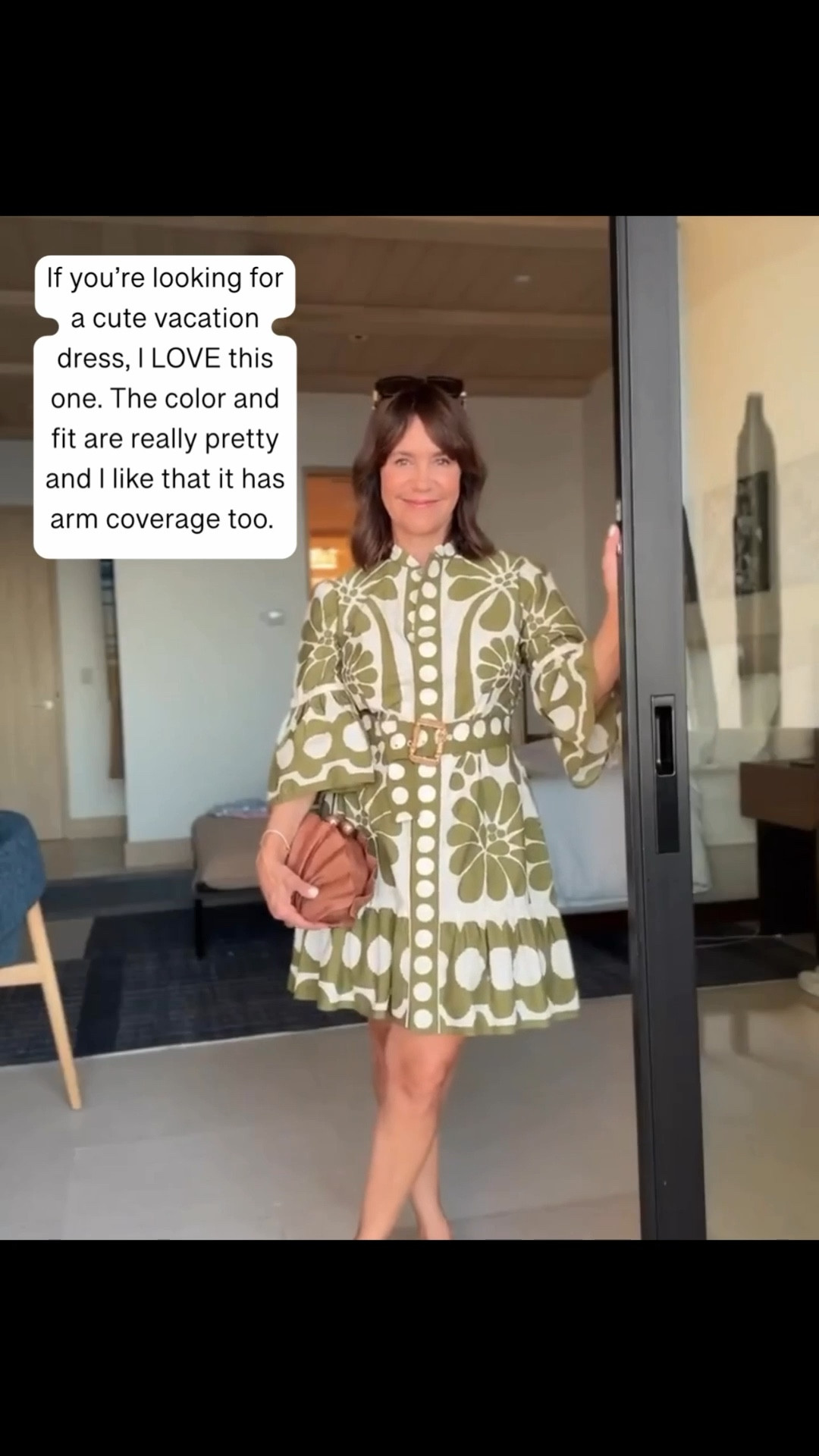 If you’re looking for a cute vacation dress, I LOVE this one. The color and fit are really pretty and I like that it has arm coverage too. 

#LTKOver40 #LTKSeasonal #LTKTravel