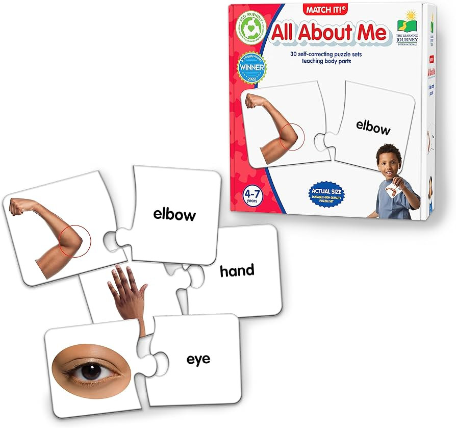 Learning Journey International Match It! - All About Me -My Body Learning Activity - Educational ... | Amazon (US)