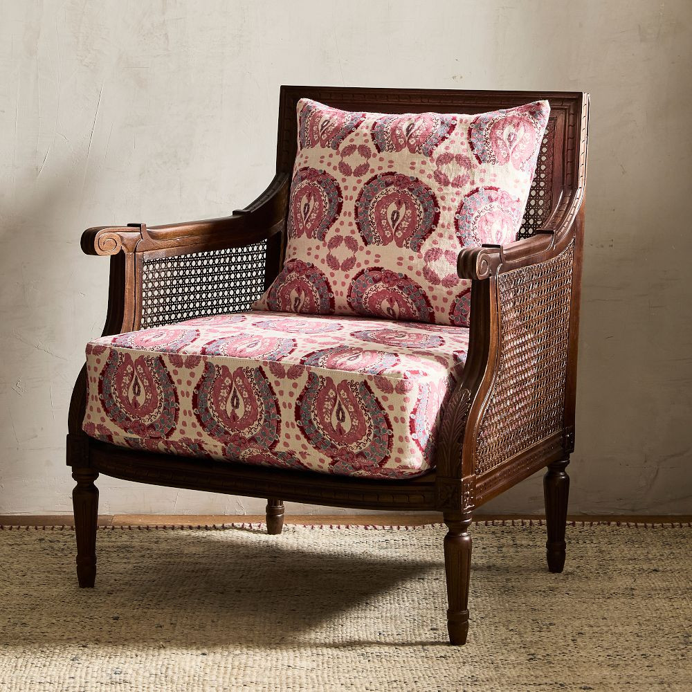 Verbena Carved Cane Chair | GreenRow