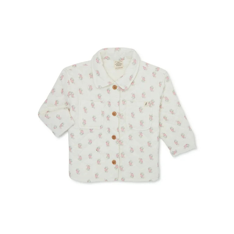 easy-peasy Toddler Girls Print Shacket, Sizes 12M-5T | Walmart (US)