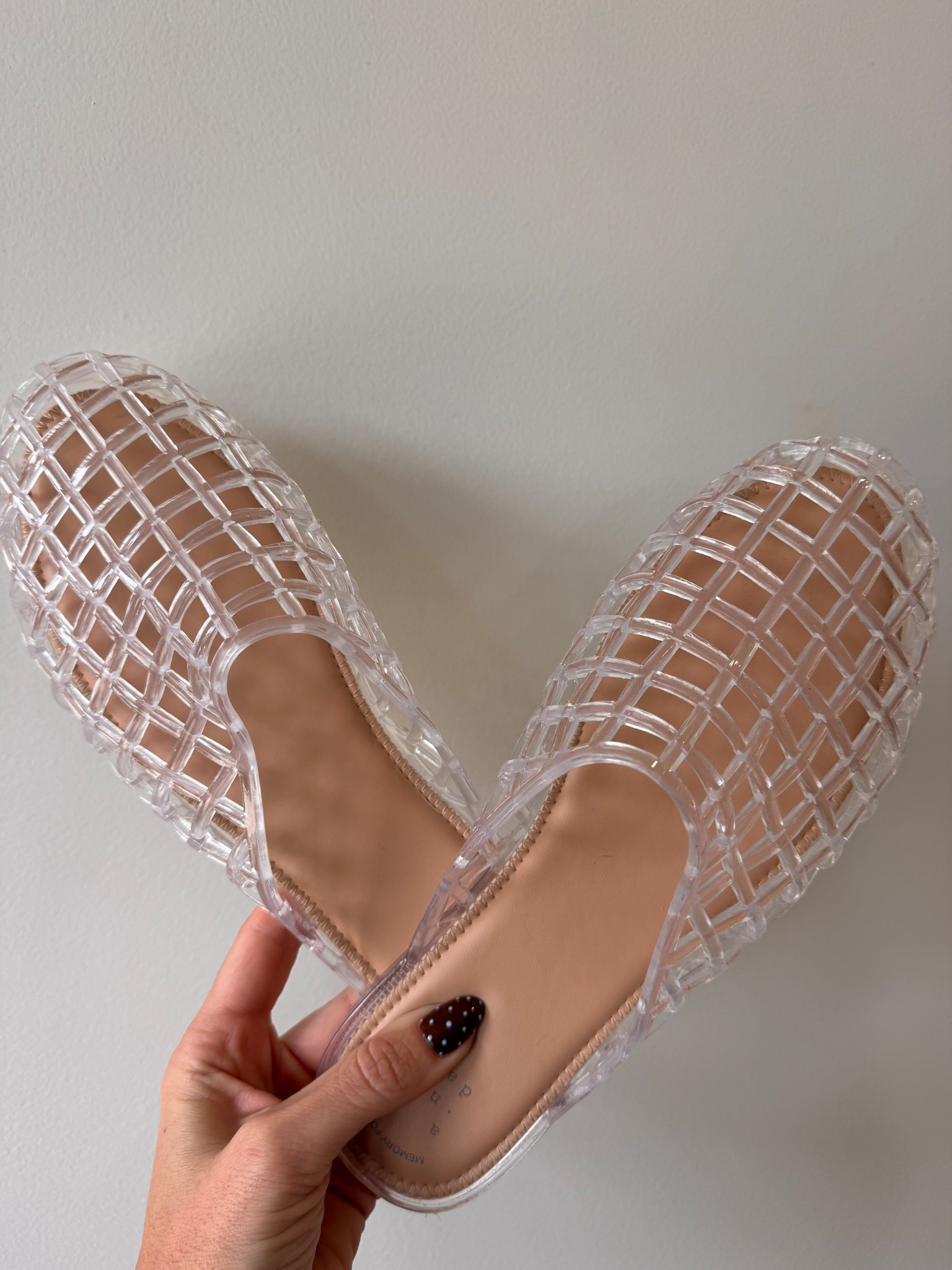 Jelly slides + mules are springs biggest shoe trend.  True to size 

#LTKSeasonal #LTKootd