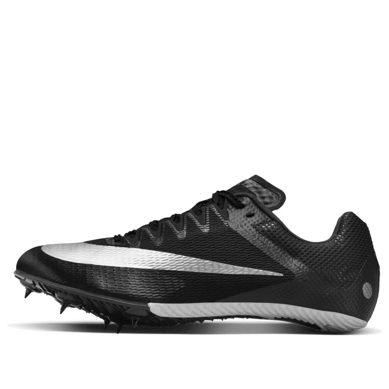 Nike Air Zoom Rival Sprint Spikes 'Black Metallic Silver' | KICKS CREW