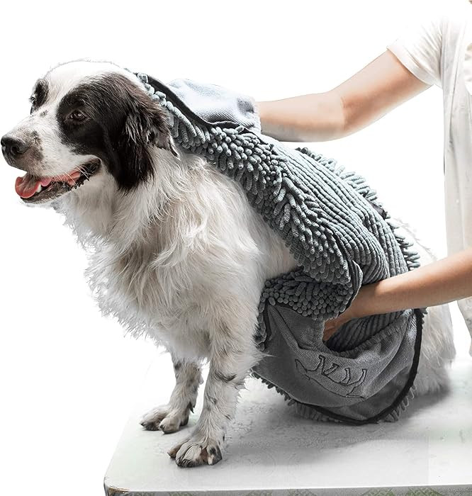 Tuff Pupper Quick Dry Towel for Dogs | Ultra Absorbent Microfiber Shammy | Extra Large 35x15 Size... | Amazon (US)
