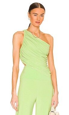 Norma Kamali Diana Bra Top in Gemini Green from Revolve.com | Revolve Clothing (Global)