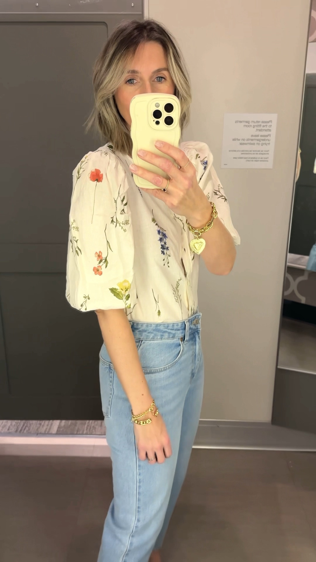 **check in store availability online if sold out*** 

wearing the small blouse. 6 jeans.

soooo i’ll get to the top, but first…these jeans are incredible. i love a wide leg and didn’t think i’d stray, but these straight leg are divine! if you’re in between sizes, size up. they’re a little snug. ✌️

now for the top, how pretty! thought i’d love the white more, but when i tried them on the floral was the one for me. the white shirt is a classic tho and can be worn again and again and again, so don’t discount it. 😉 



#stylevlog #relatable #effortlessstyle #affordablefashion #instastyle #styleover40 #springstyle2024 #springstyleinspo #affiliate #easterstyle 


Style Over 40 | Effortless Style | Easy Style Inspo | Fashion Over 40 | Style | Outfit Inspo | What I’m Wearing | 2024 Fashion For Over 40 | Spring Style | Easter Style

#LTKover40 #LTKfindsunder50 #LTKstyletip