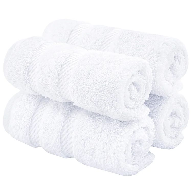 Darcelle 4 Piece Turkish Cotton Washcloth Towel Set | Wayfair North America