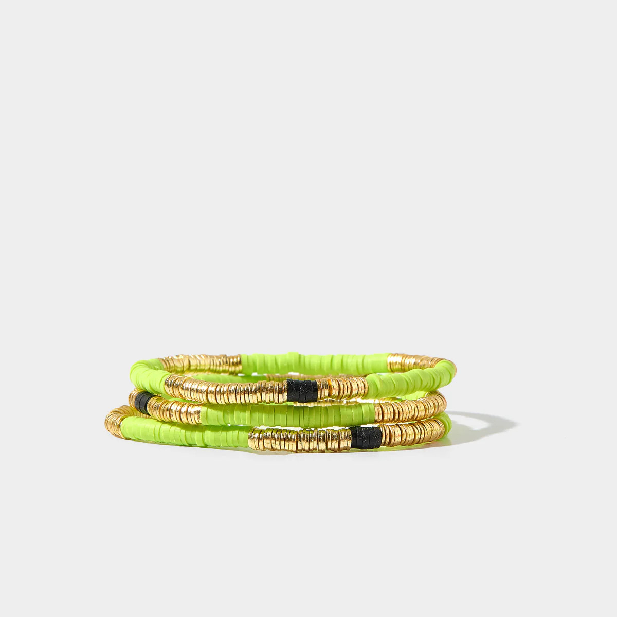 Green Tea Vinyl Bracelet 4mm | Allie + Bess